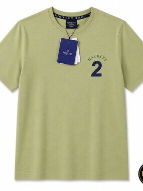 Hackett London Men’s Green Logo #2 T-Shirt NWT | Size Medium
